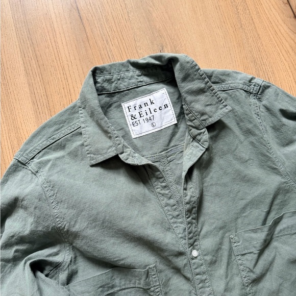 Frank and Eileen Northern Ireland Jumpsuit in Sage - Picture 2 of 4